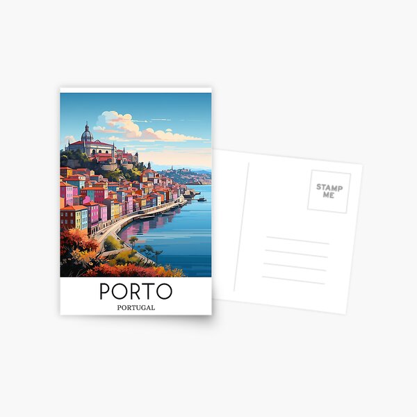 Item preview, A Pop Art Travel Print of Porto - Portugal  designed and sold by StudioRedKoala.