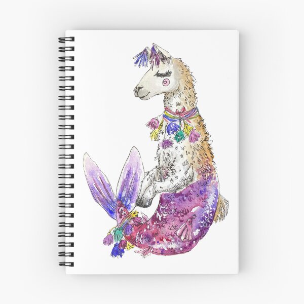 Item preview, Llama Mermaid designed and sold by Aquabunart.