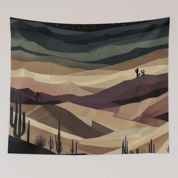 Item preview, Desert at Night - Geometric Design designed and sold by HausKatz.