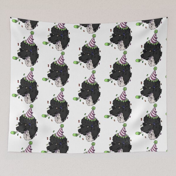 Item preview, Black Parti Poodle designed and sold by ElectricRevival.