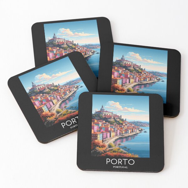 Item preview, A Pop Art Travel Print of Porto - Portugal  designed and sold by StudioRedKoala.