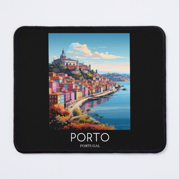 Item preview, A Pop Art Travel Print of Porto - Portugal designed and sold by StudioRedKoala.