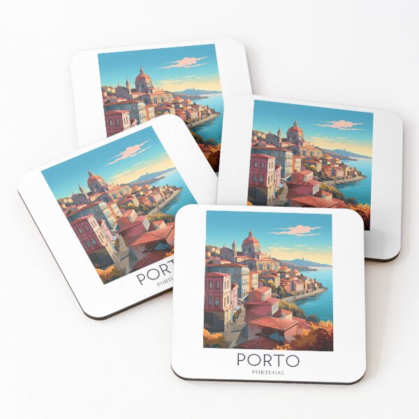 Item preview, A Pop Art Travel Print of Porto - Portugal  designed and sold by StudioRedKoala.