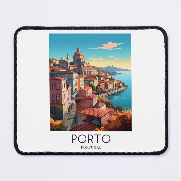 Item preview, A Pop Art Travel Print of Porto - Portugal designed and sold by StudioRedKoala.