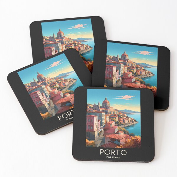 Item preview, A Pop Art Travel Print of Porto - Portugal  designed and sold by StudioRedKoala.