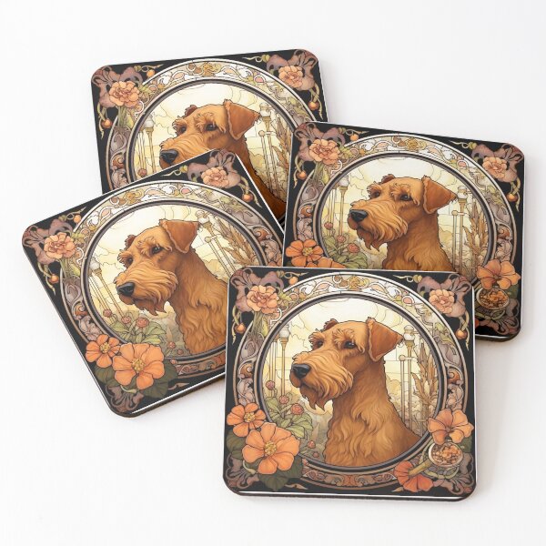 Item preview, Adorable Airedale terrier designed and sold by MendaciousMina.
