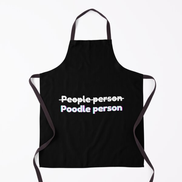 Item preview, Not a People Person - poodle puns designed and sold by ElectricRevival.