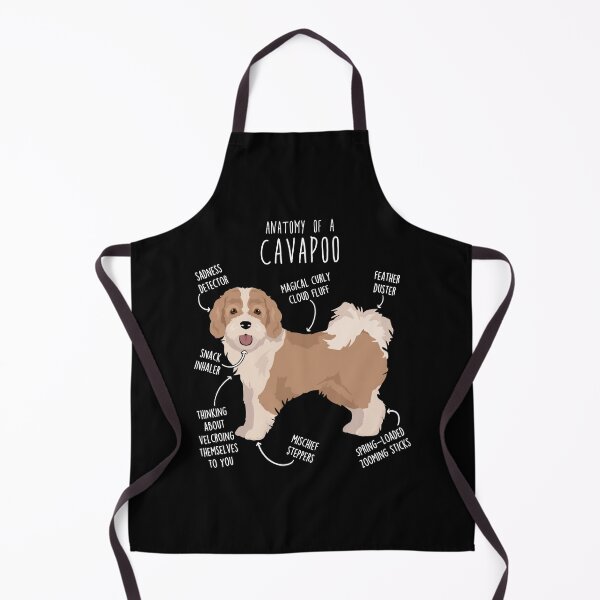 Item preview, Parti Cavapoo Dog Anatomy designed and sold by ElectricRevival.