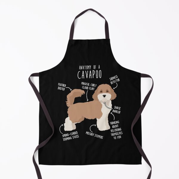 Item preview, Parti Cavapoo Dog Anatomy designed and sold by ElectricRevival.