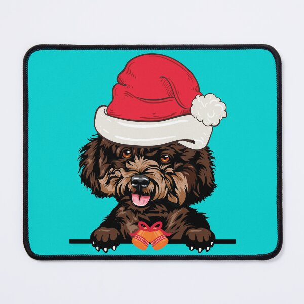 Item preview, poodle dog christmas designed and sold by ElectricRevival.