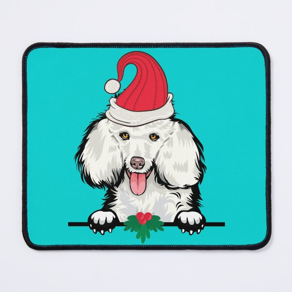 Item preview, poodle dog christmas designed and sold by ElectricRevival.