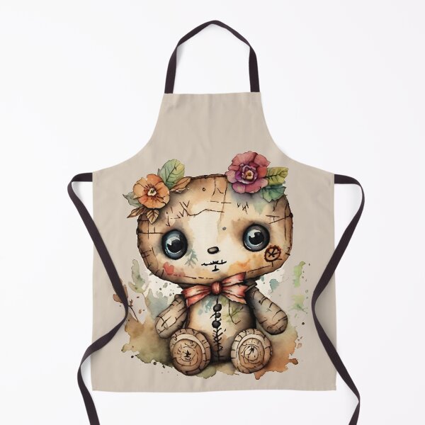 Item preview, Cute Floral Voodoo Doll  designed and sold by FantasyMama.