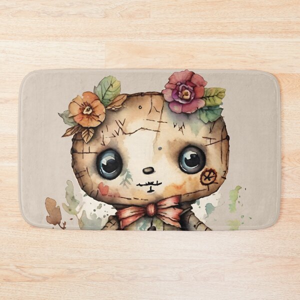 Item preview, Cute Floral Voodoo Doll  designed and sold by FantasyMama.