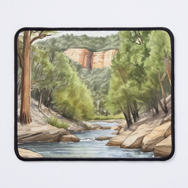 Item preview, Colour sketch of a riverside scene designed and sold by ailia-hikaru.