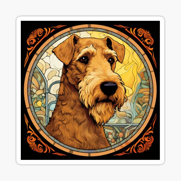 Item preview, Adorable Airedale terrier designed and sold by MendaciousMina.