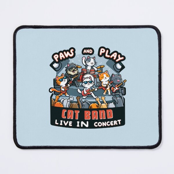 Item preview, Paw and Play: Cat Band Concert designed and sold by Upetees.
