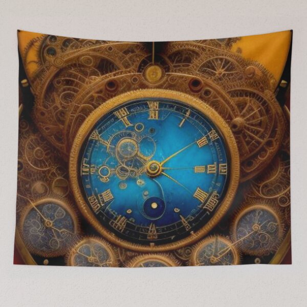 Item preview, Trippy Moon Phase Watch Mechanical Dials designed and sold by TheDarkWardrobe.