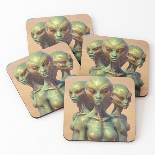 Item preview, Female Aliens #83 - "Trish, Tammy, and Terry" designed and sold by Daveidaho.