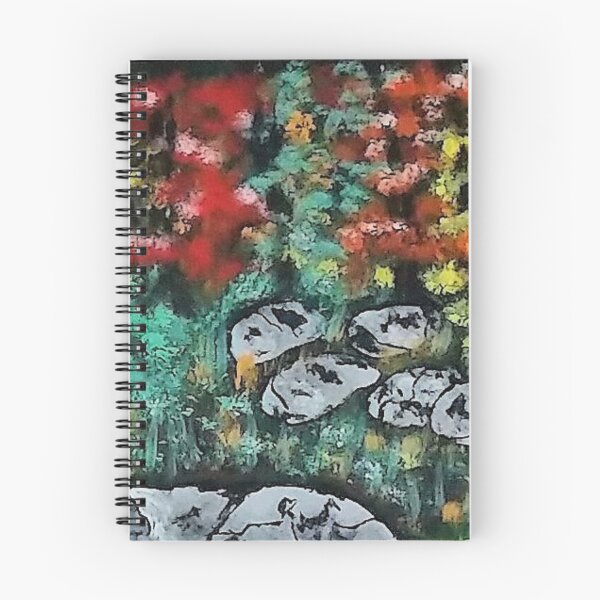 Item preview, autumn landscape forest rocks designed and sold by janjacbu.