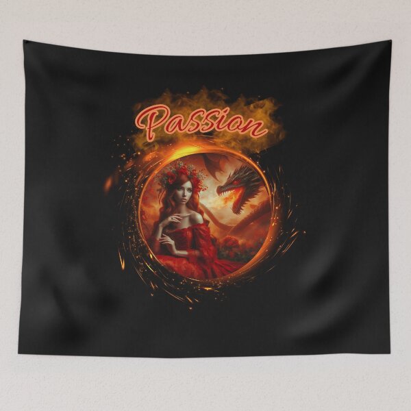 Item preview, Fire breathing dragon passion  designed and sold by SeeingBeyond.