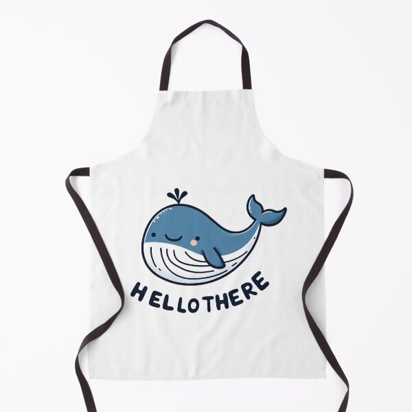 Item preview, Whale Hello There - Charming Oceanic Greeting designed and sold by YoBoiRedgie.