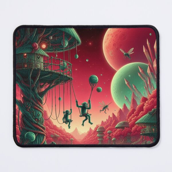 Item preview, Monkeys in a mystical land. designed and sold by LindaV44.