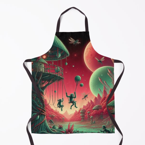 Item preview, Monkeys in a mystical land. designed and sold by LindaV44.