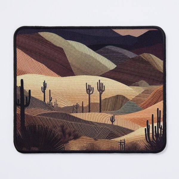 Item preview, Rolling Desert at Night - Geometric Dunes designed and sold by HausKatz.