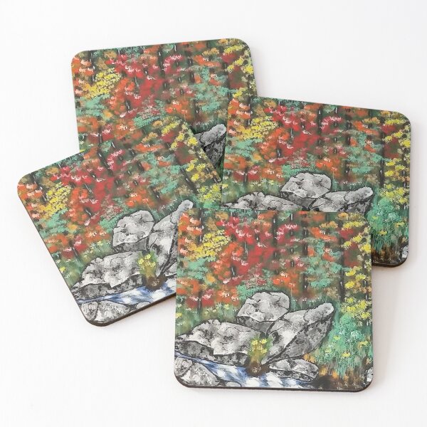Item preview, river wood flowers autumn designed and sold by janjacbu.