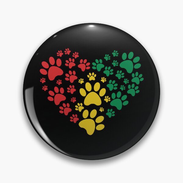 Item preview, Paws of Love Reggae Heart designed and sold by reggaeartgifts.