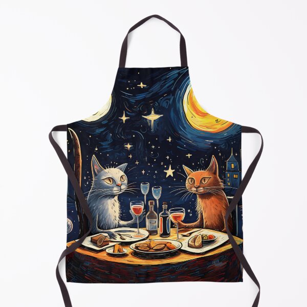 Item preview, Beautiful Night With Moonlight Wines And Food Cutie Silly Minimalist Cats designed and sold by omerfdln34.