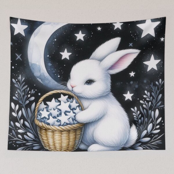 Item preview, Star basket and rabbit. designed and sold by growing-mom.