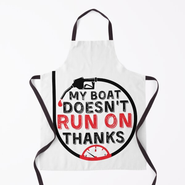 Item preview, My Boat Doesnt Run On Thanks, Funny Captain Gift Idea Sticker designed and sold by Anu Ram.