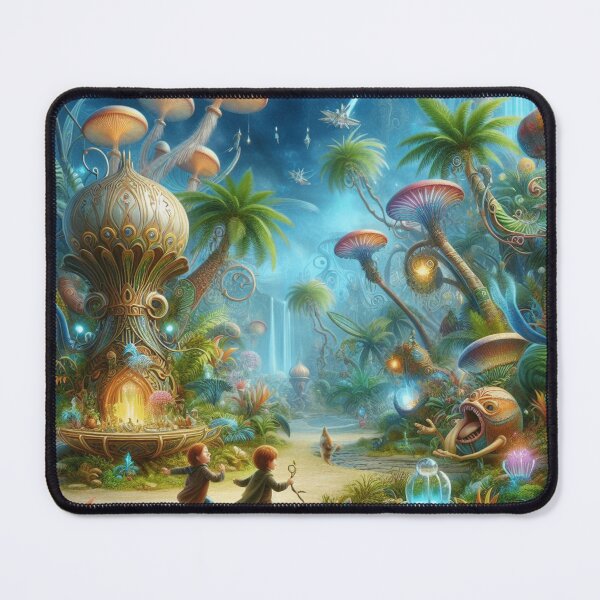 Item preview, Children playing in mystical land. designed and sold by LindaV44.