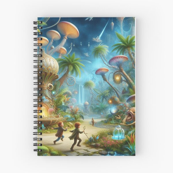 Item preview, Children playing in mystical land. designed and sold by LindaV44.