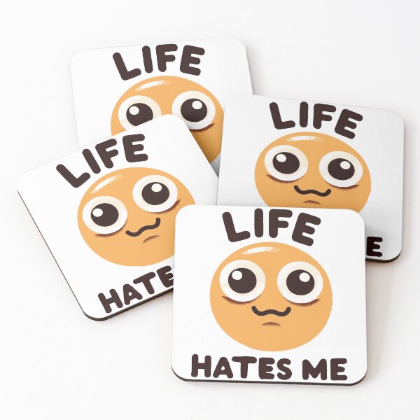 Item preview, La vida me odia - Emoji juguetón con la cara al revés designed and sold by LexicalLegend.