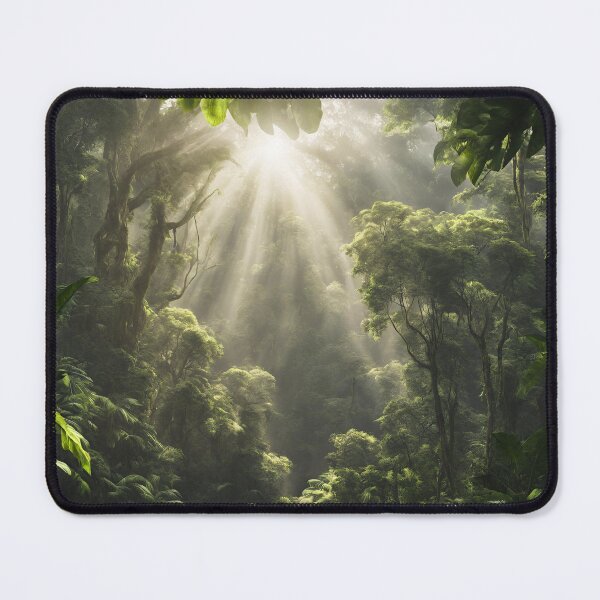 Item preview, Lush Tropical Rainforest with Sun designed and sold by AnimaliaStar.