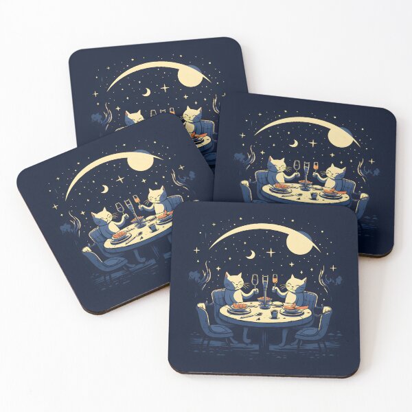 Item preview, Enjoyable Chat Time Cute Silly Minimalist Cats designed and sold by omerfdln34.