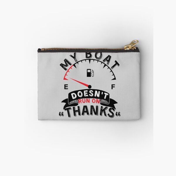 Item preview, My Boat Doesnt Run On Thanks, Funny Captain Gift Idea Sticker designed and sold by Anu  Ram.