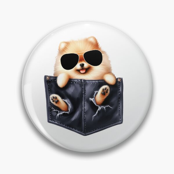 Item preview, Cool Pomeranian In The Pocket designed and sold by TheAnimalZ00.