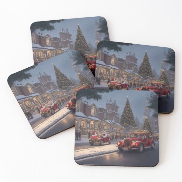 Item preview, Santa's Joyride: A Christmas Carnival on Canvas designed and sold by Best-Art-32.