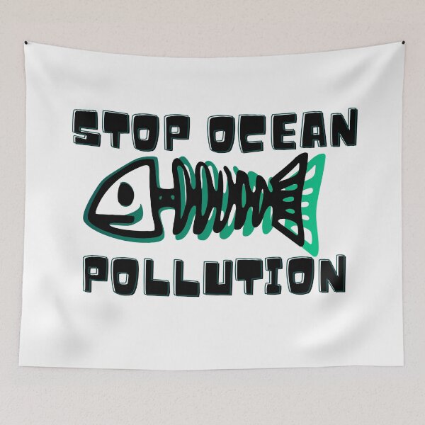 Item preview, Stop Ocean Pollution designed and sold by OmikronStore.