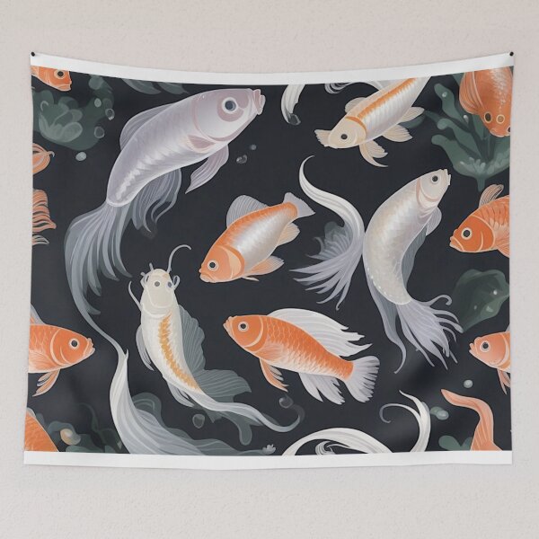 Item preview, Dance of the Flowing Fin: A Majesty in White designed and sold by Best-Art-32.