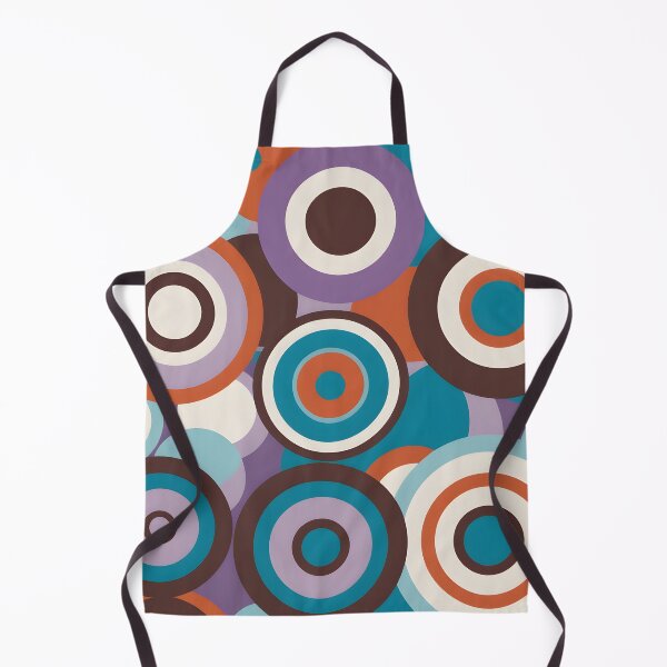 Item preview, Mid Century Modern Geometric Circles Sky Blue, Lilac designed and sold by Prints and Lifestyle.