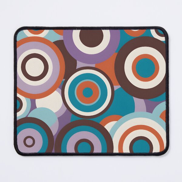 Item preview, Mid Century Modern Geometric Circles  Sky Blue, Lilac designed and sold by Prints and Lifestyle.