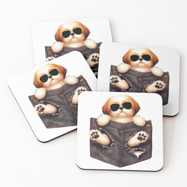 Item preview, Cool Shih Tzu In The Pocket designed and sold by TheAnimalZ00.