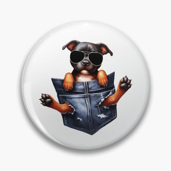 Item preview, Cool Staffordshire Bull Terrier In The Pocket designed and sold by TheAnimalZ00.