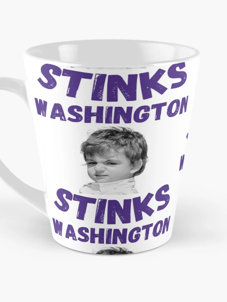 Thumbnail 3 of 4, Coffee Mug, Washington Stinks, Rivalry designed and sold by RiffRaffGraffix.