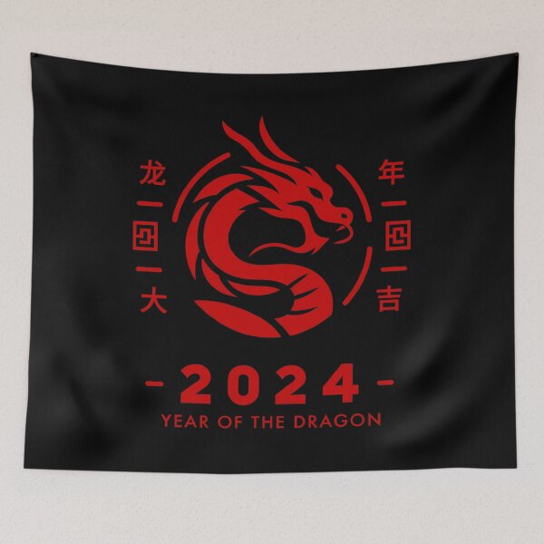 Item preview, Year of the Dragon 2024 (Good Fortune Red) designed and sold by spherik.