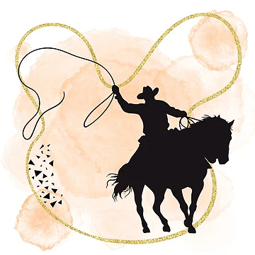 Artwork thumbnail, Cowboy Roping by jmggraphics